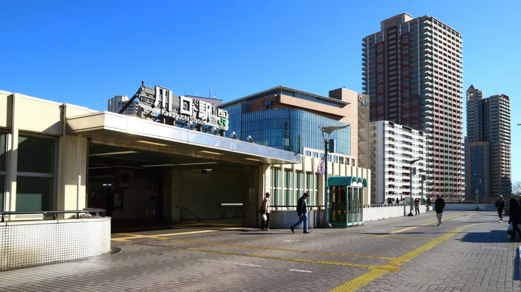川口駅前の写真 駅周辺の再開発が進行中