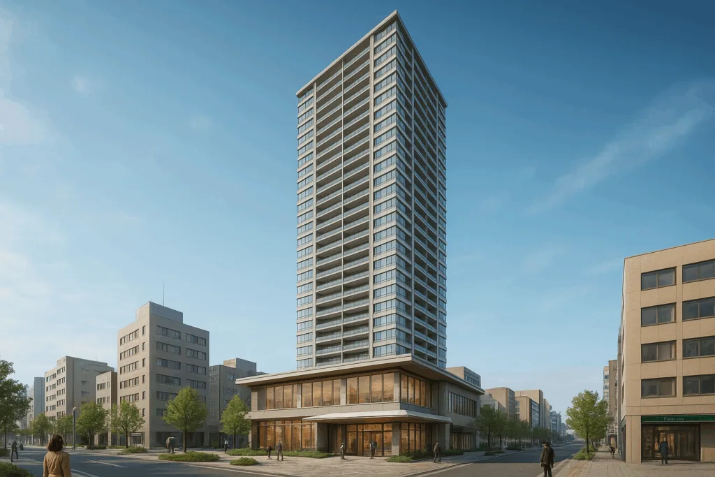 赤羽1丁目再開発計画のイメージ図