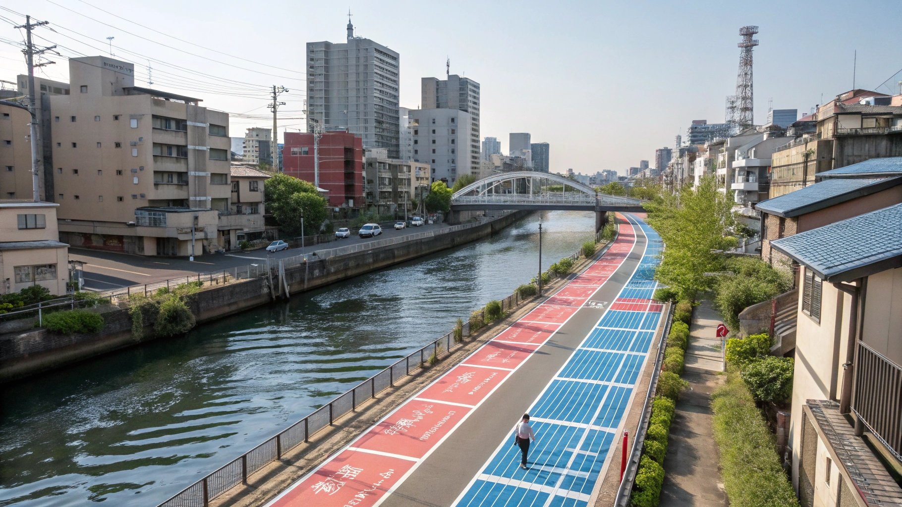浸水深のイメージ（色分けの概念図）