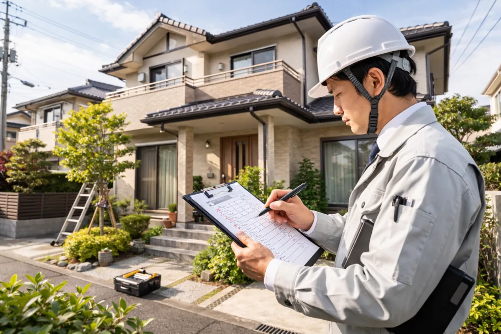 建物診断のチェックリストイメージ