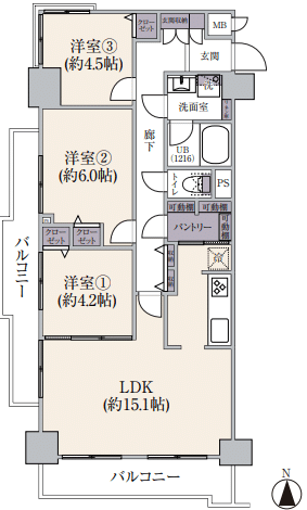 エンゼルハイム鹿浜第6　No274