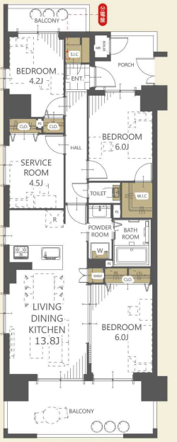 マ・トール鹿浜ライフスクエア　No278